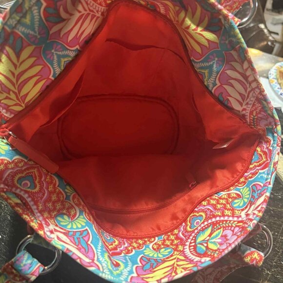 Vera Bradley Glenna Shoulder Bag in Retired Print Paisley in Paradise EUC - Picture 2 of 16